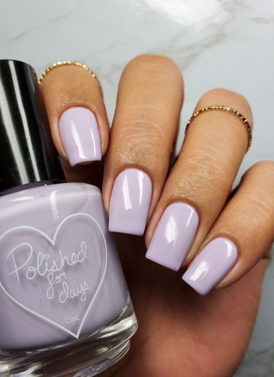 Polished For Days- Soft Focus Basecoat “Lavender Ice” 