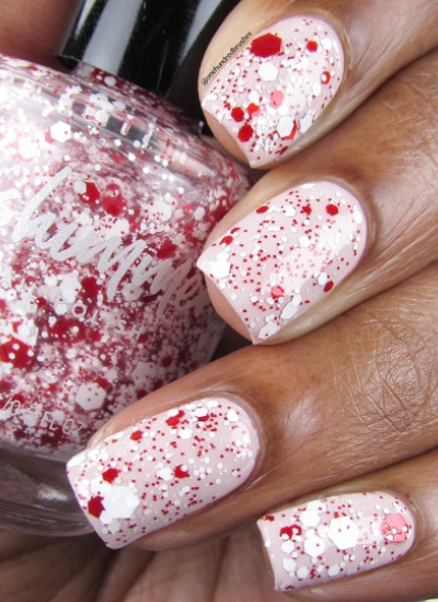 KBShimmer - Candy Cane Crush Glitter Polish Top Coat