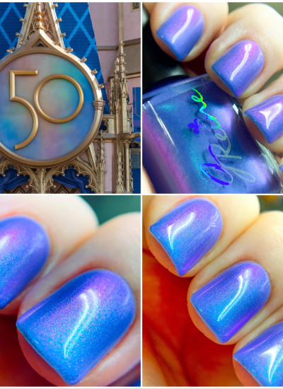 JReine - 50th Magic Collection -Castle Magic - Blue Shimmer Nail Polish