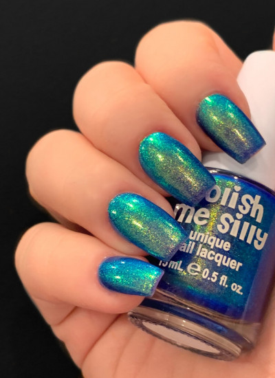 Polish Me Silly - Glow Pop Shimmer Collection - Peacock Glow