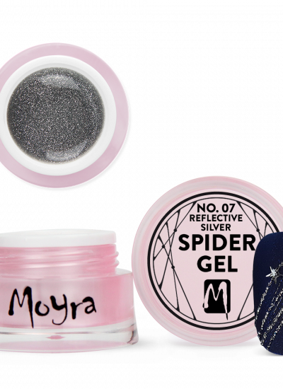 Moyra Spider Gel 07 - Reflective Silver