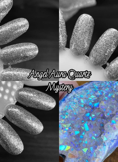 Wildflower Lacquer - The Raw Crystal Collection - Angel Aura Quartz Mystery Polish