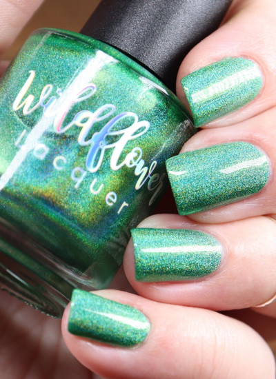 Wildflower Lacquer -  Harley's Newest Holo - The Grass is Greener Under My Wiener 