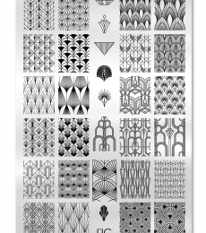 Uberchic Nailart -  Single Stamping Plates - Art Deco Refinement