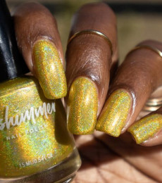 KBShimmer  - Plant One On Me Collection -  Daffodil With It Holographic Nail Polish