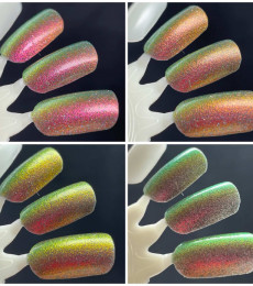 Dam Polish - Feelin' It - Red/Orange/Green/Blue Multichrome Reflective Nail Polish