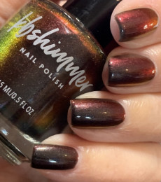 KBShimmer- The Love At Frost Sight Collection- Obsidian Multichrome Nail Polish