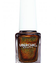 Uberchic Stamping Polish - Who Spiked The Cocoa? - Holographic Polish