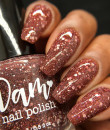 Dam Polish -Hibernation Collection - Bear Nap - Brown Reflective Glitter Nail Polish