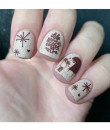 Uberchic Nailart -  Single Stamping Plates - Better With Coffee