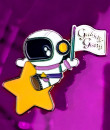 Starrily Nailpolish - Galaxy Gang Astronaut Enamel Pin