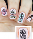 Uberchic Nailart -  Single Stamping Plates - Home Sweet Home
