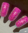 Dam Polish - Ain't Nobody Like a Homebody - Pink Flakie Nail Polish