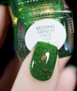 Painted Polish -Merry & Bright- Resting Grinch Face