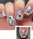 Uberchic Nailart -  Single Stamping Plates -  Secret Garden-03